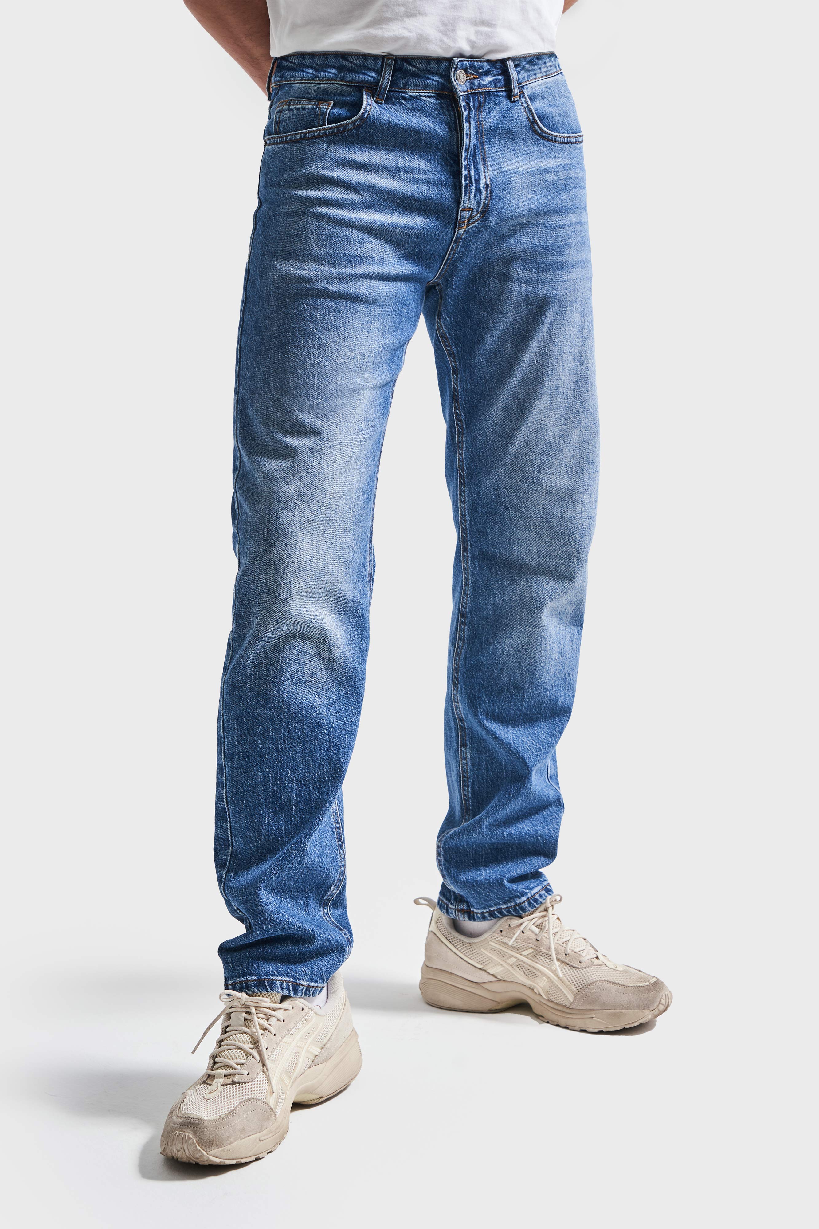 Erkek Kot Rengi Slim Fit Likralı Kumaş Denim