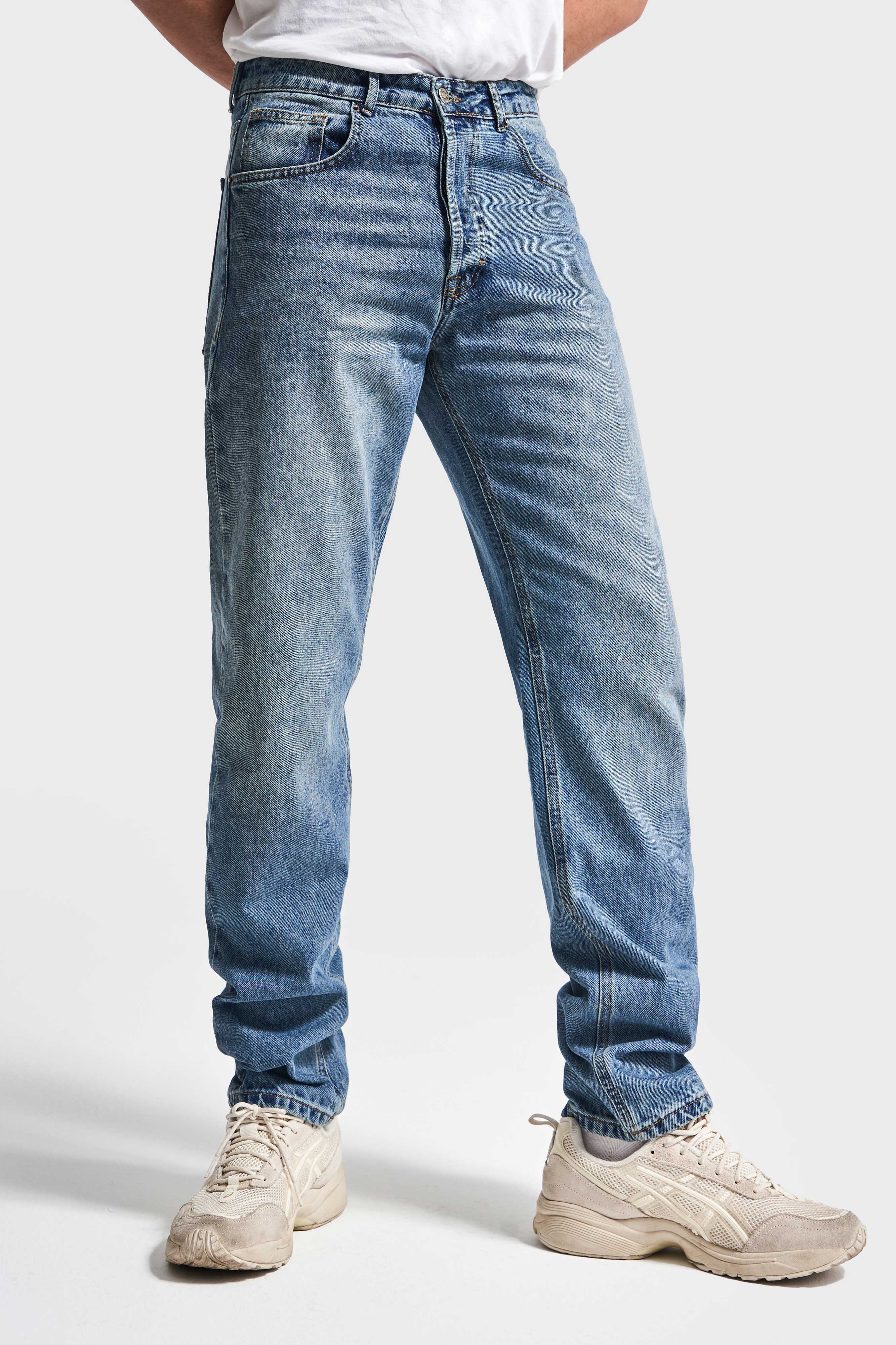 Men's Denim Color Straight Fit 100% Koton Denim