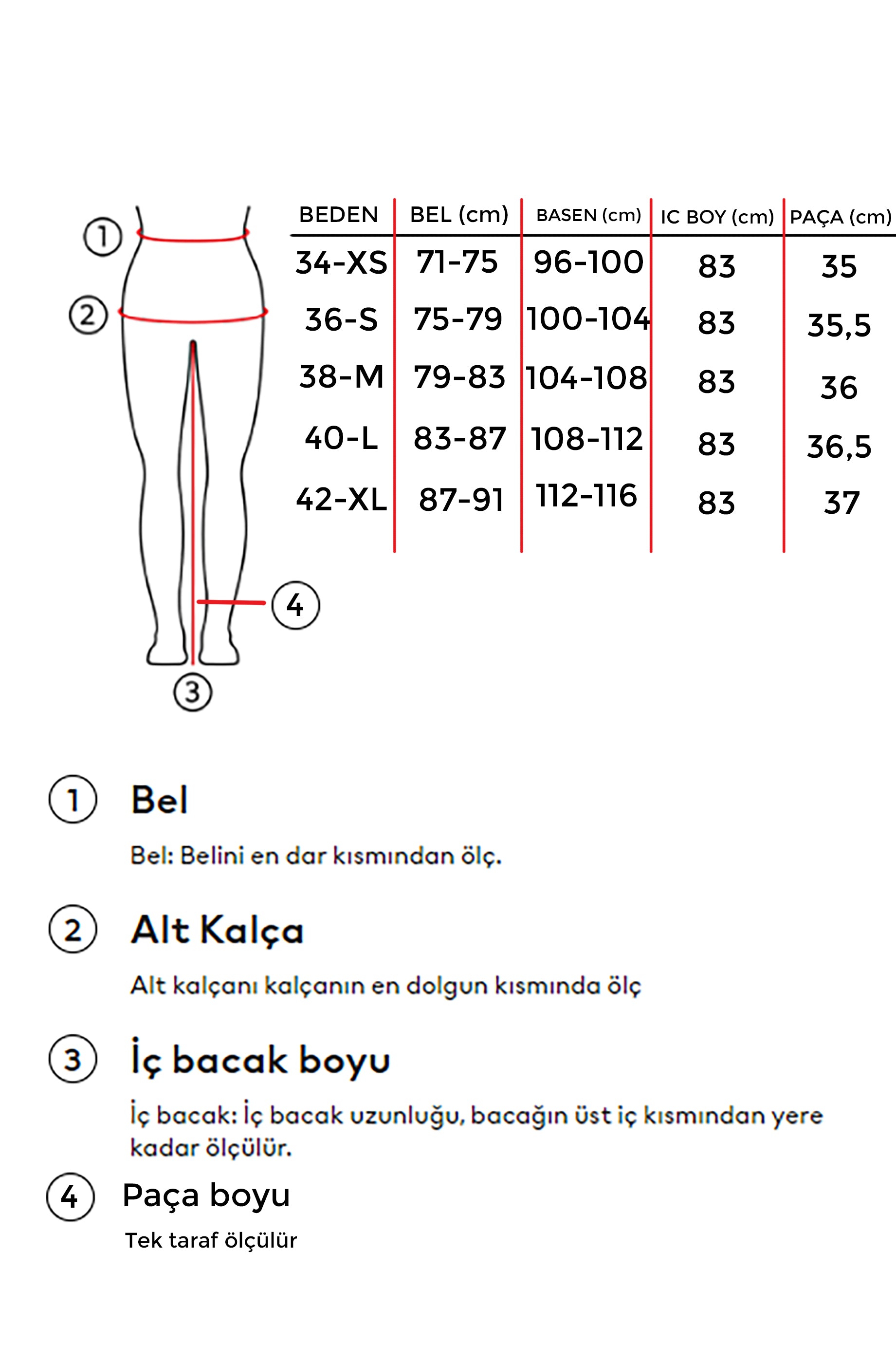 Kadın Açık Kahve Renk Palazzo Fit Bol Kesim %100 Koton Denim