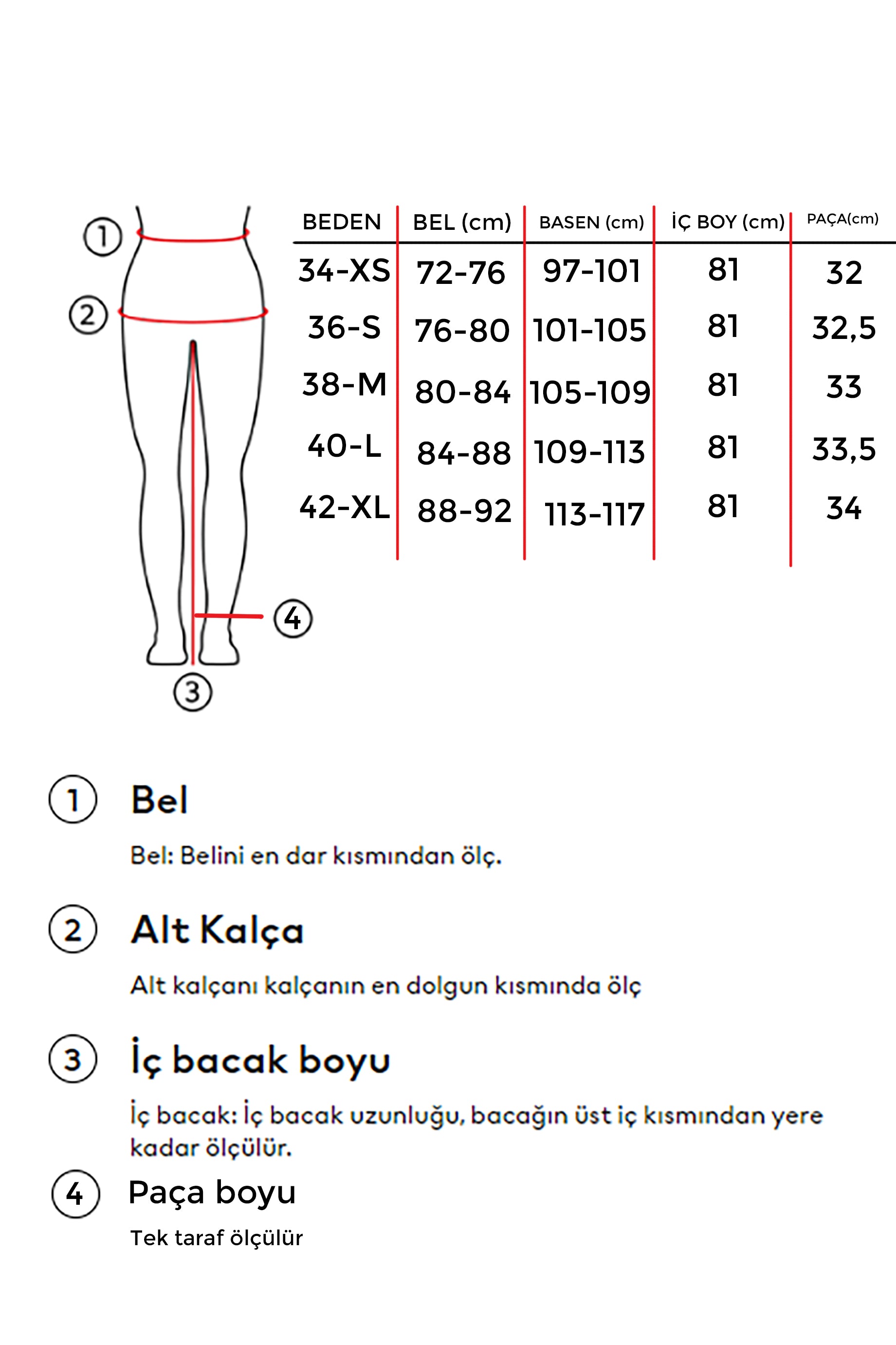 Kadın Full Tint Kot Rengi Boxer Detaylı Palazzo Fit Denim