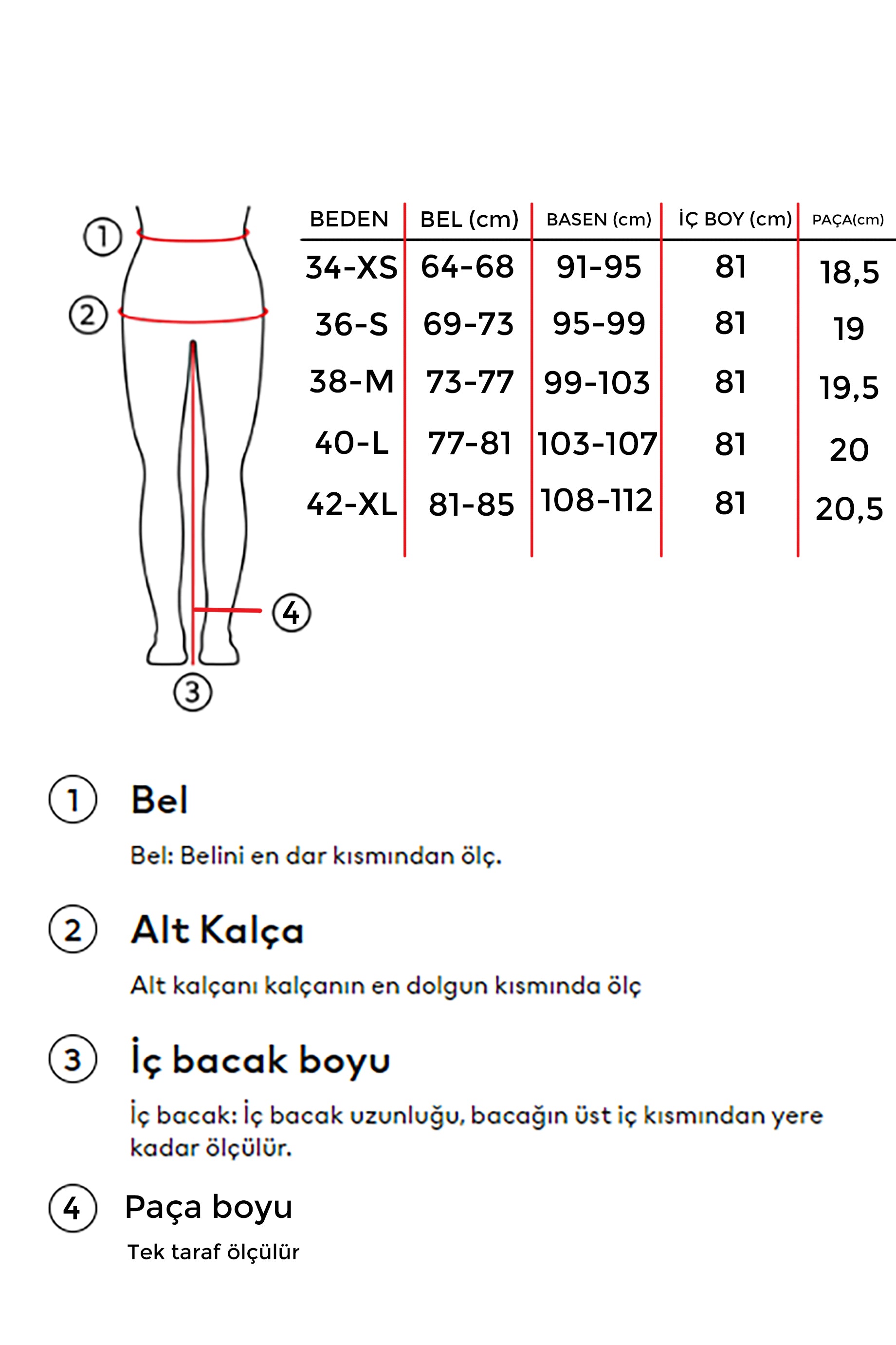 Kadın Snow Kot Rengi Barrer Balon Fit Denim Pantolon